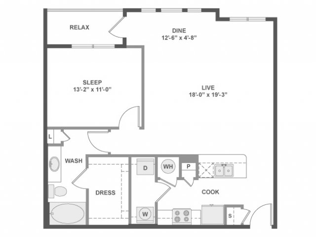 Floorplan - AMLI Frisco Crossing