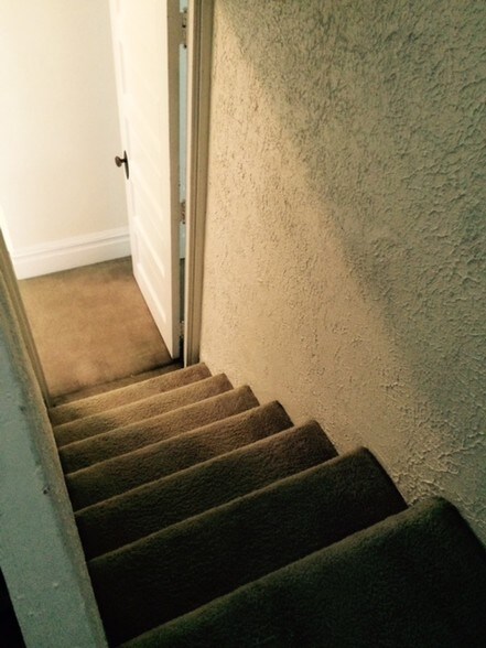steps up to living room - 325 Eicher Ave