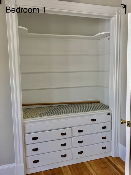 Bedroom 1 closet - available - 17 Wheeler St