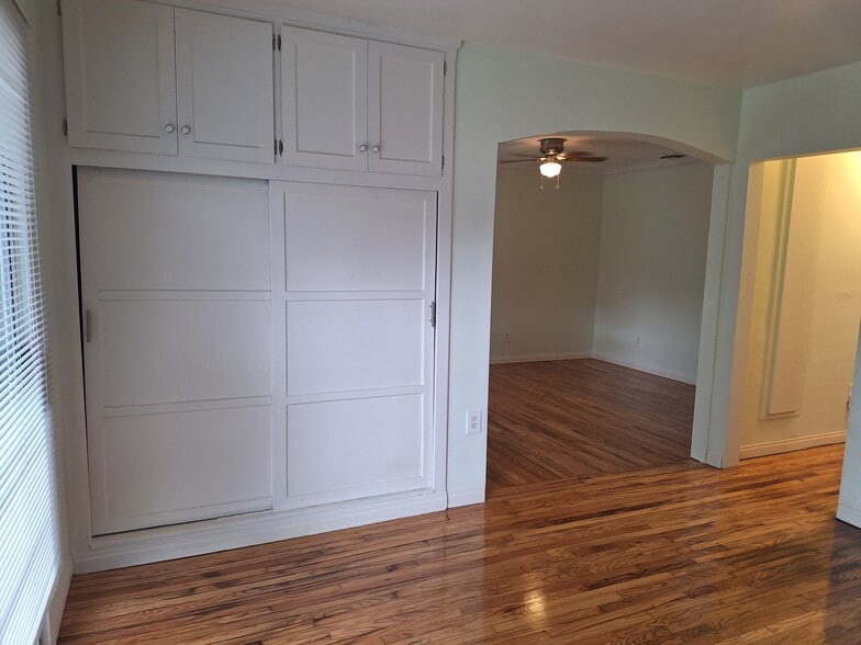 View from kitchen into living large kitchen pantry - 16663 Victory Blvd