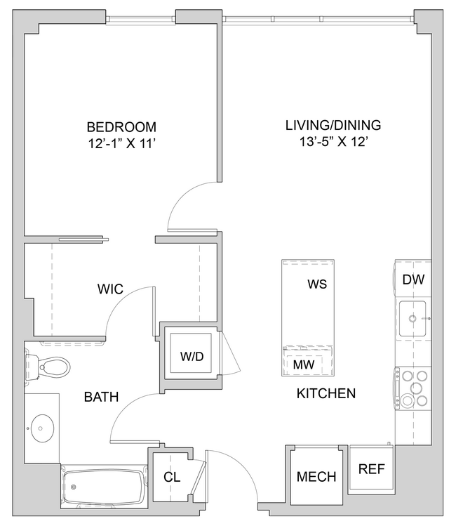 Floorplan - The Modern at Art Place