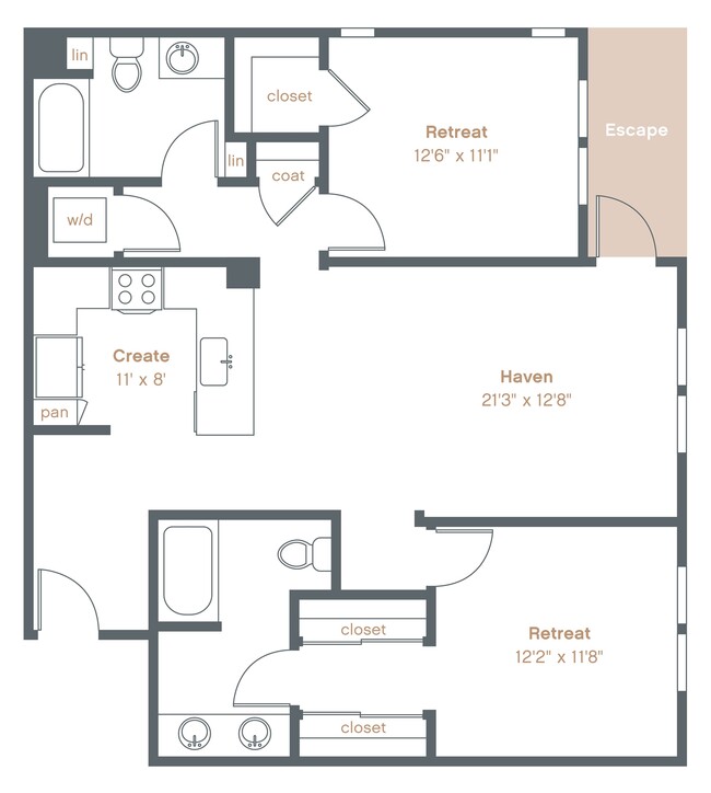 Floorplan - Alexan Downtown Danville