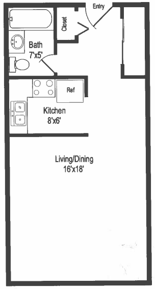 Floorplan - The Oaks at Reservoir