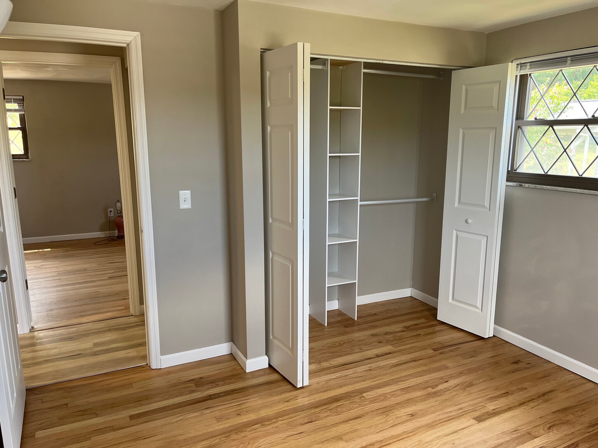 Bedroom 2 closet. - 608 Sangree Rd