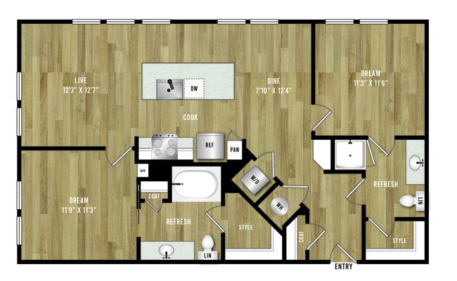 Floorplan - Victor Prosper II