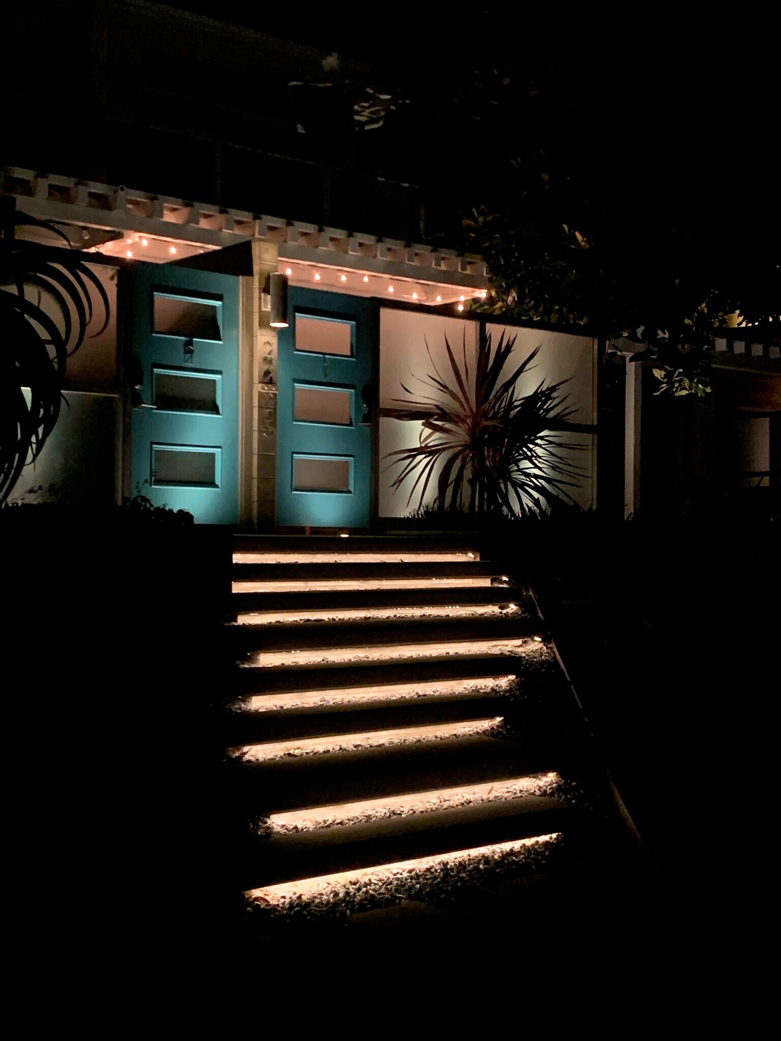 nightime illumination - 2233 Manchester Ave