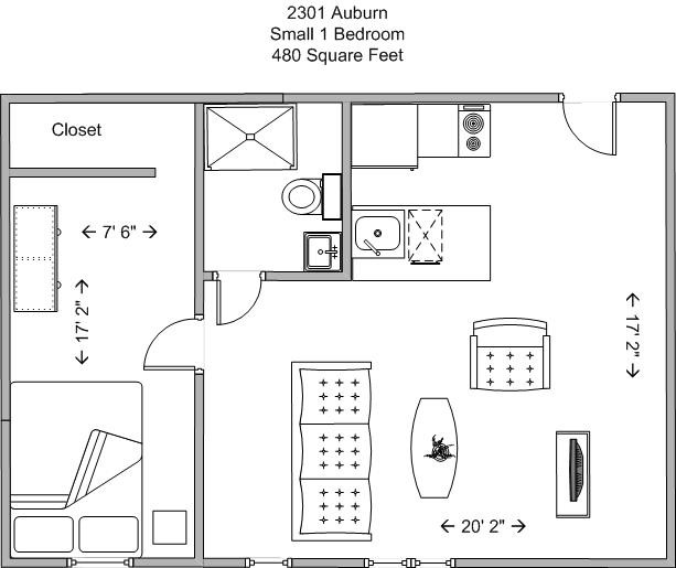 Floorplan - 2301 Auburn Avenue