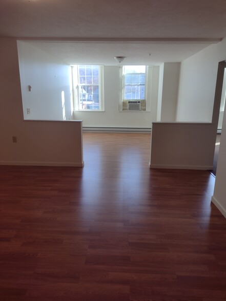 LR and Nook Seen from Kitchen - The Apartments at Lamberton