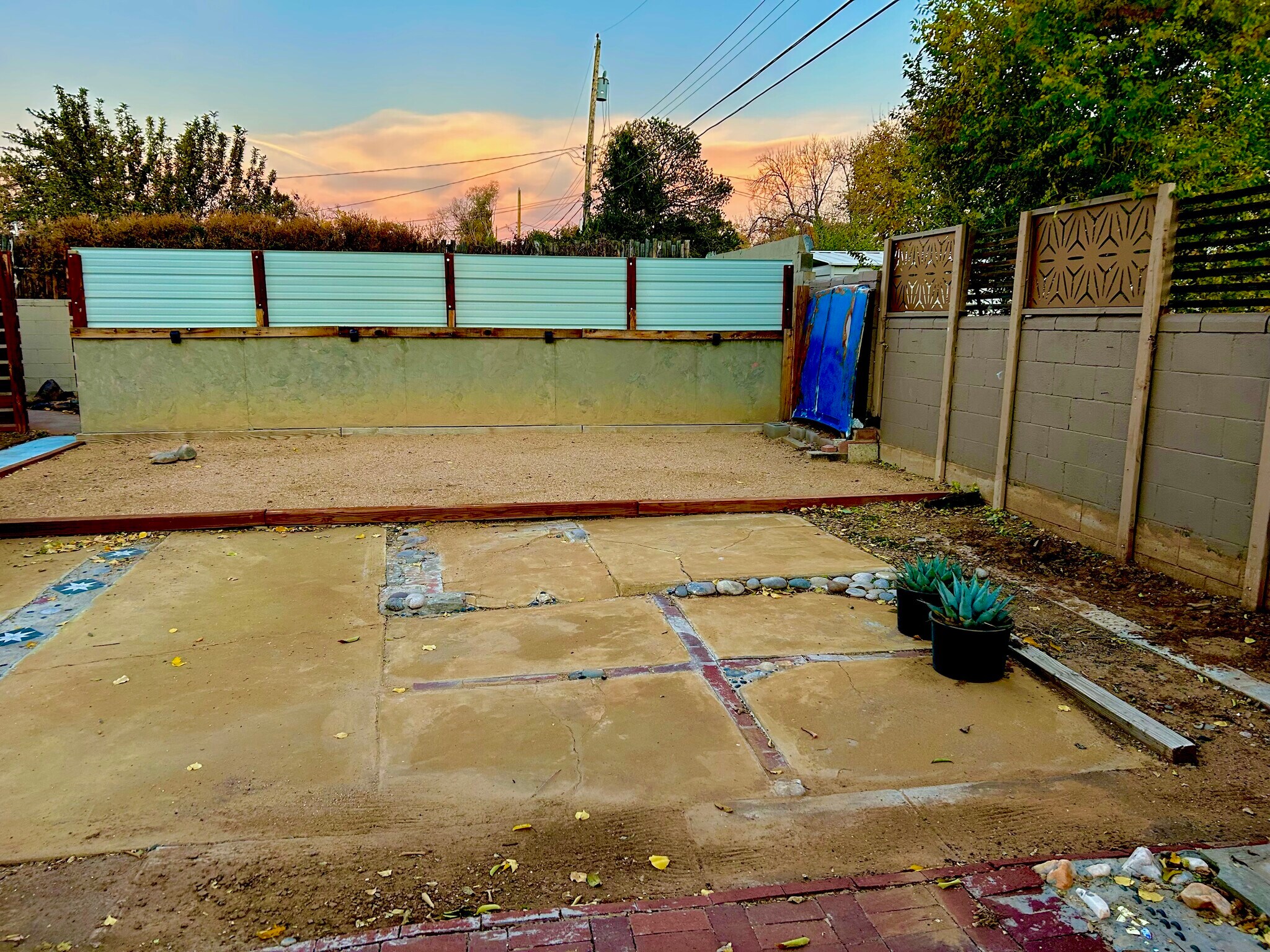 back yard - 2038 Kiva Rd