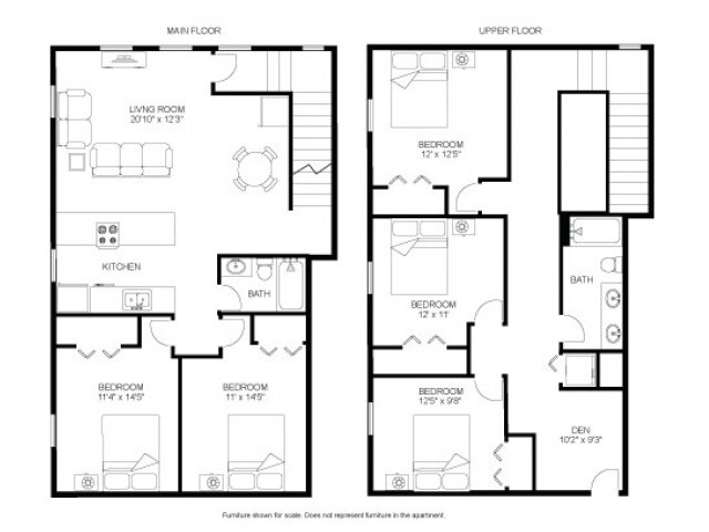 5 Bedroom Apartment - Laurel Commons