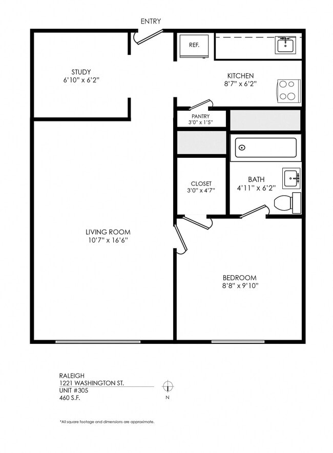 Floorplan - The Raleigh