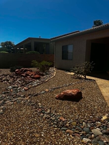 back yard - 4579 S Camino del Tejon