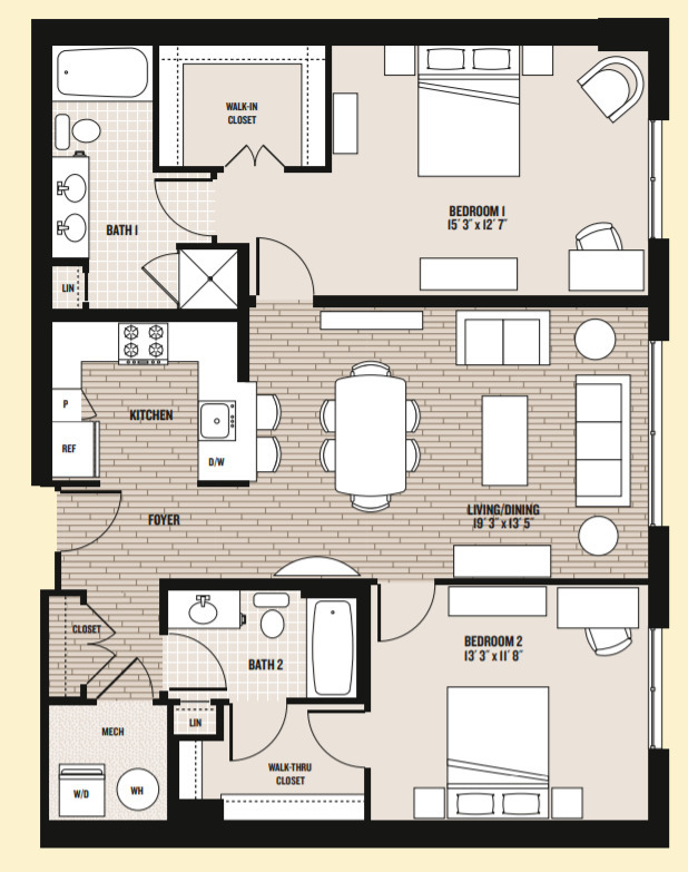 Floorplan - Palladian at Rockville Town Square