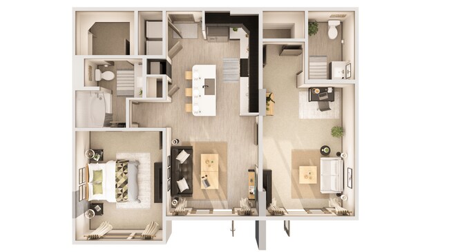 Floorplan - The Rey Downtown