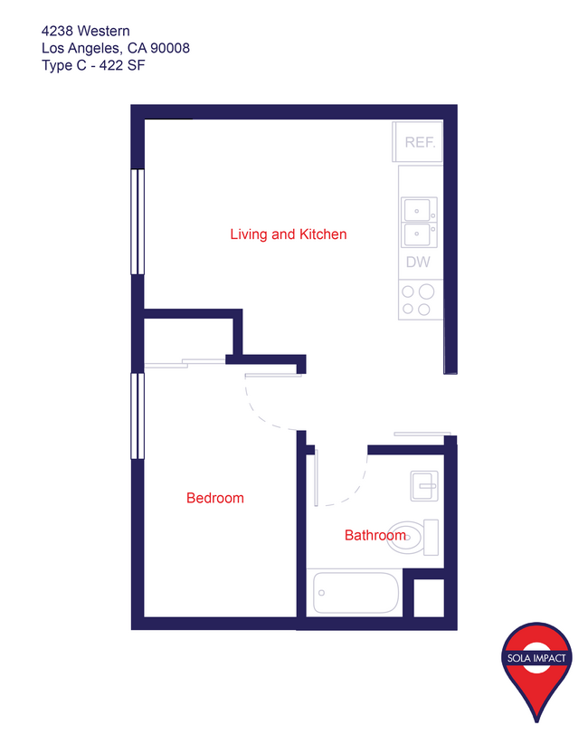 Floorplan - 4238 S. Western Ave