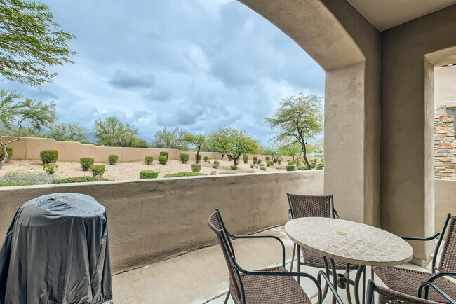 Patio with desert view! - 19475 N Grayhawk Dr