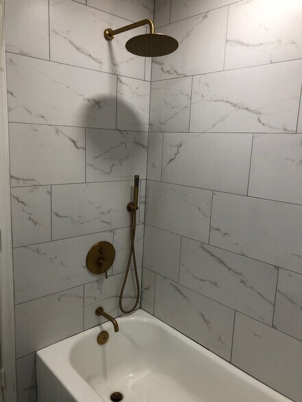 Second bathroom tub and shower - 10024 Vanderbilt Cir