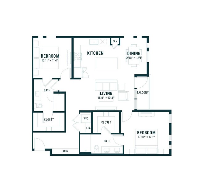 Floorplan - The Langford