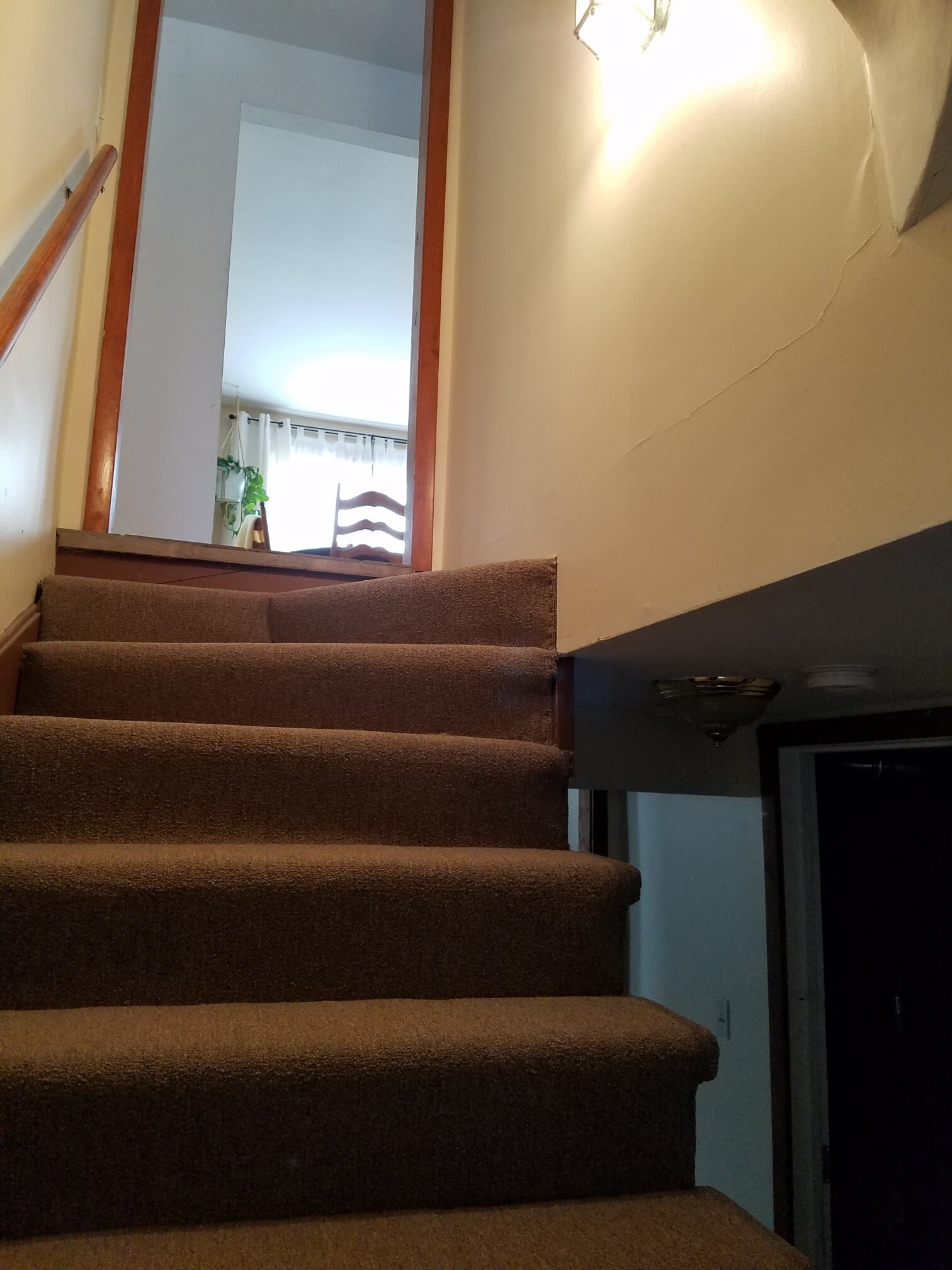 Stair leading to finished basement - 121 Grove Ave