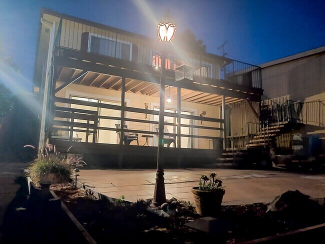 Nighttime View of Back - 2043 Altamont Rd