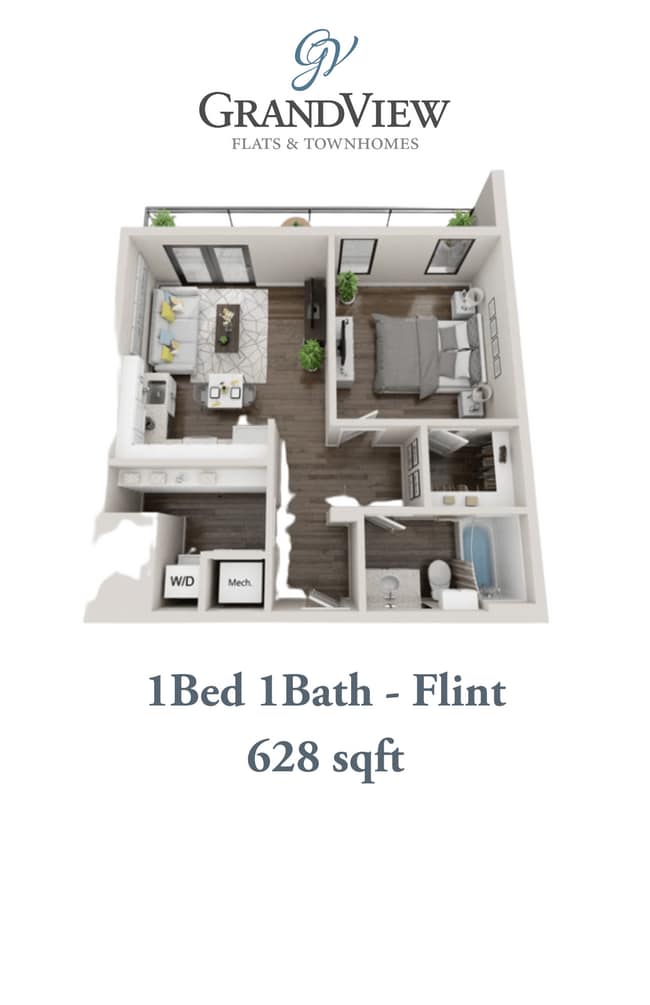 Floorplan - GrandView Flats and Townhomes