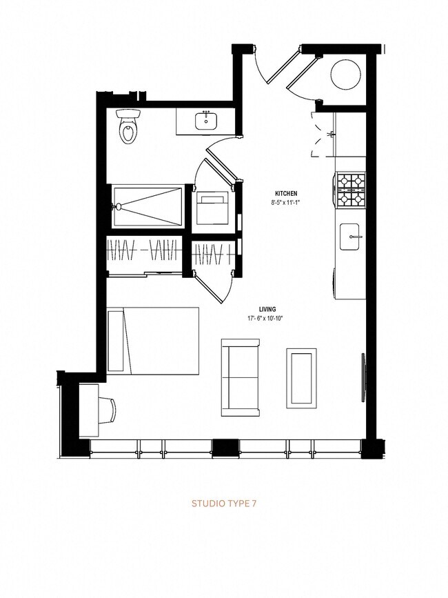 Floorplan - Glassworks Apartments