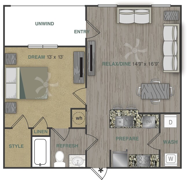 Floorplan - Stonepost Crossing Apartments