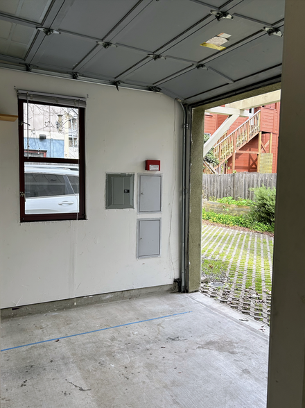 View of the garage from inside - 535 29th St