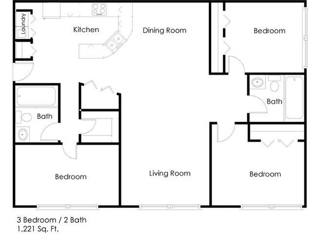 Floorplan - Taylor Pointe Apartments