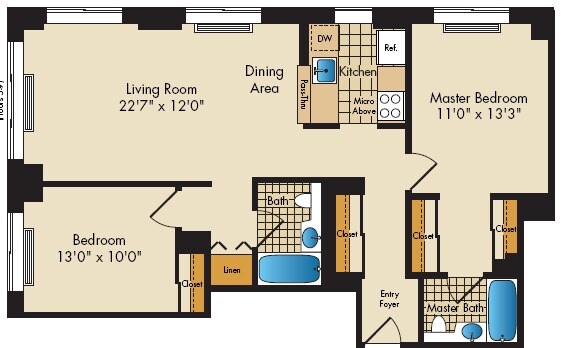 Floorplan - The Sagamore