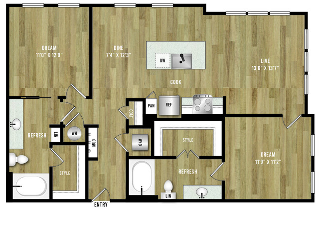 Floorplan - Victor Prosper II