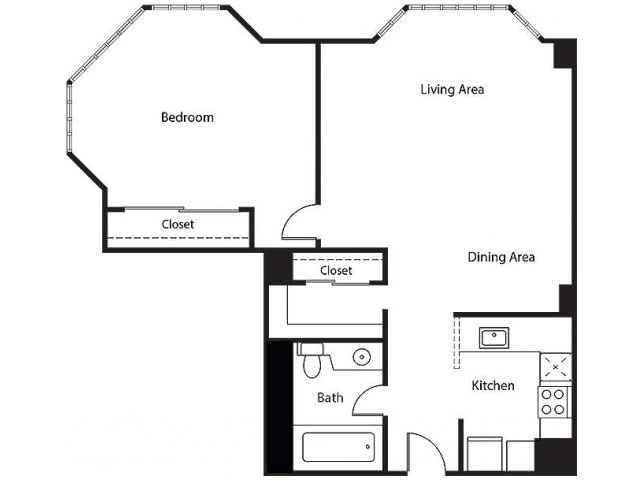 1BR/1BA - Bayside Village