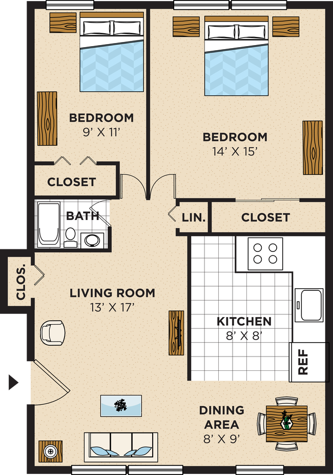 Floorplan - Glassboro Terrace