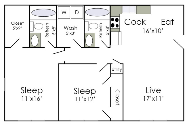 Floorplan - Helena Springs