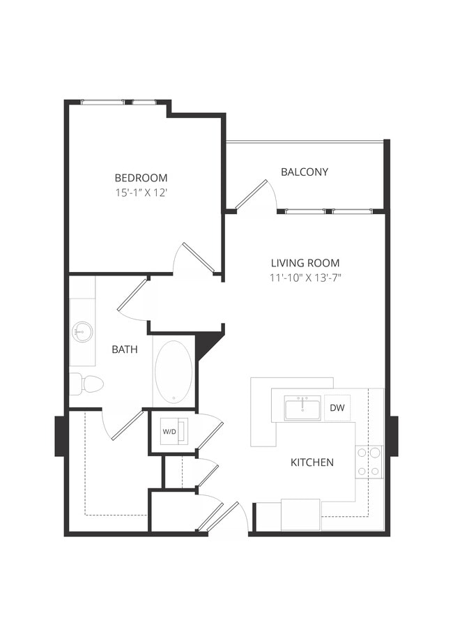 Floorplan - Lofts at Watters Creek Apartments
