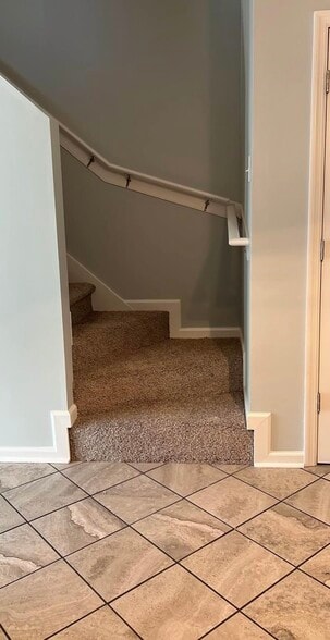stairs leading to the second floor - 27 E Doris Ave