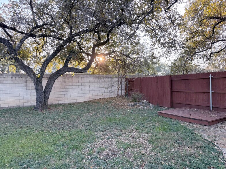 Back yard - 3209 Pepper Grass Trail