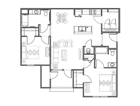 Floorplan - Juniper Pointe Apartments