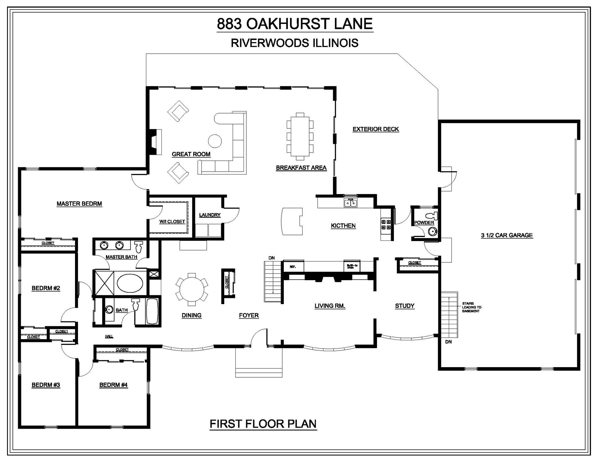 Floor Plan - 883 Oakhurst Ln