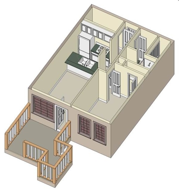 1BR/1BA - Willow Crossing