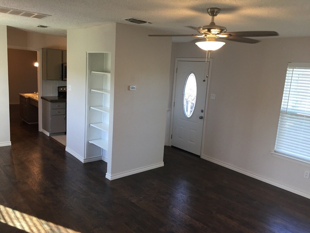 Living room, Front door - 1119 10th St.