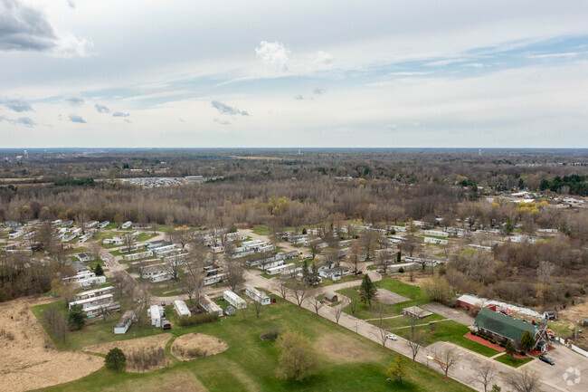 View Looking South Wets - Mount Morris Mobile Home Park