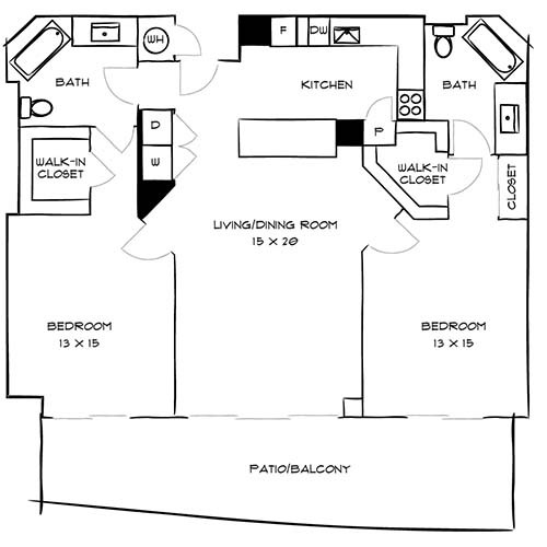 Floorplan - Flamingo South Beach