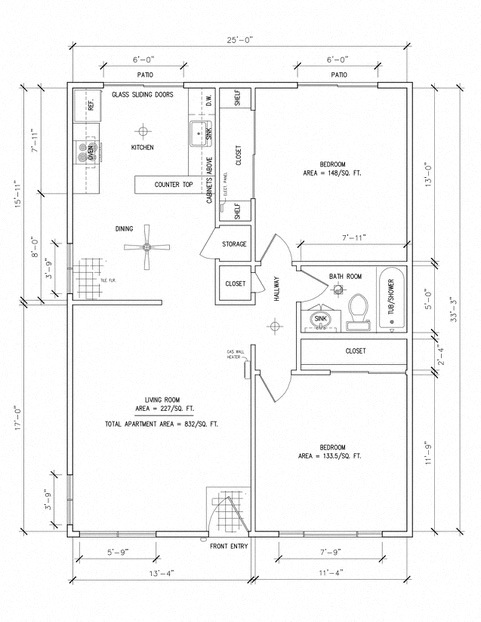 Floorplan - OTAVON APARTMENTS