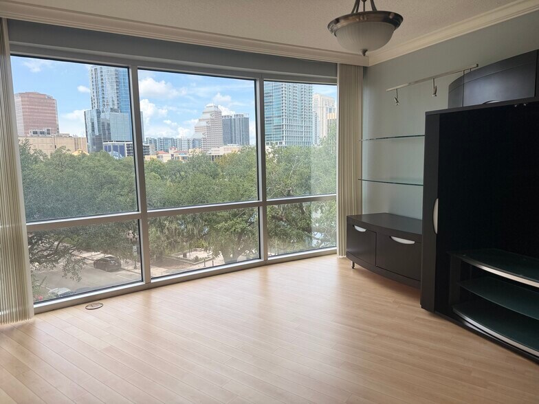 Livig room blinds open - 322 E Central