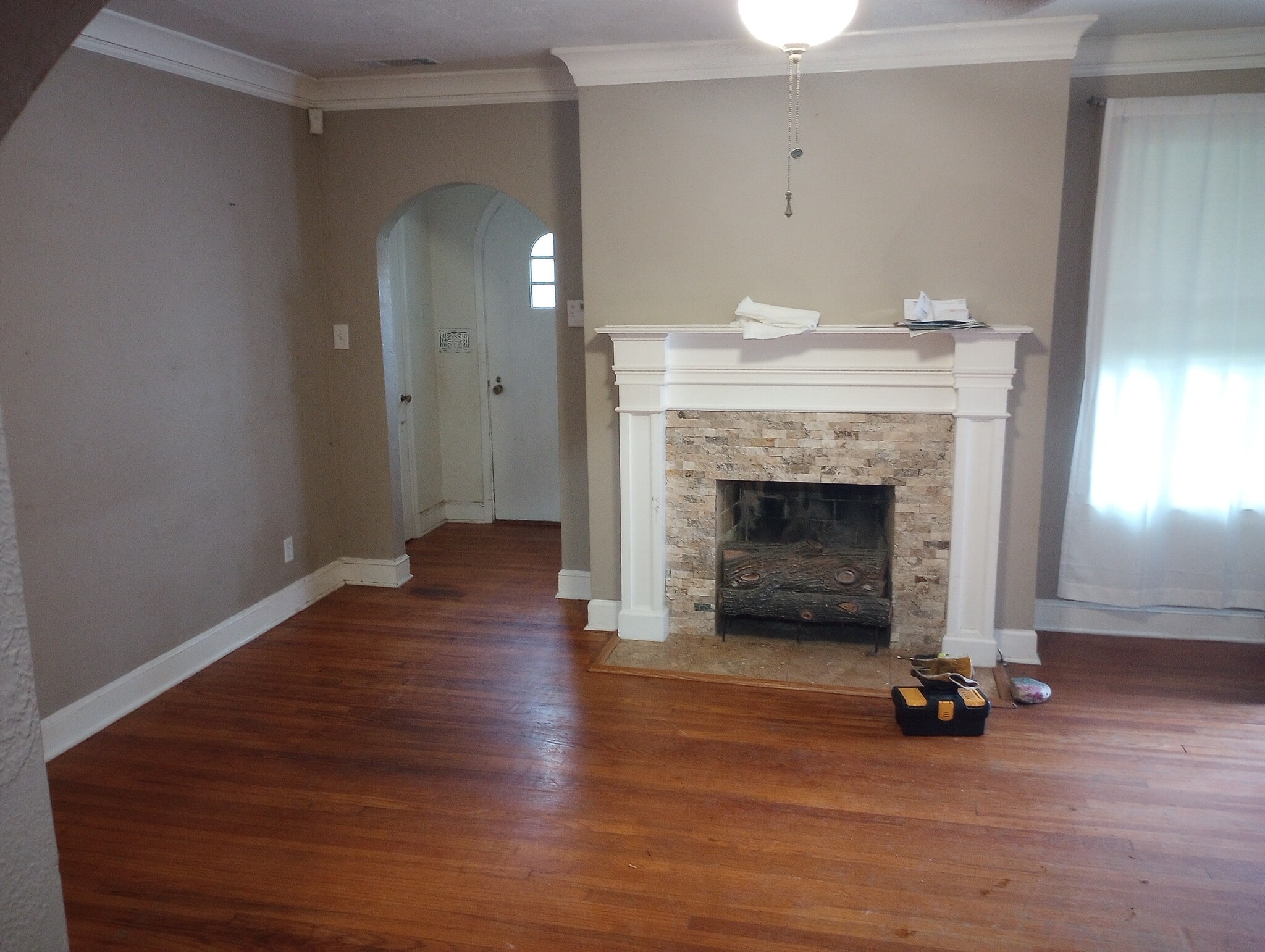 Fireplace and Foyer to Front Door - 579 High Point Ter