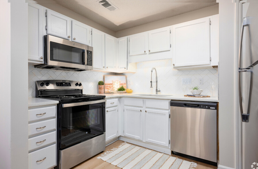 Newly Renovated Kitchen at the Cardinal Apartments in Greensboro, NC - Cardinal Apartments