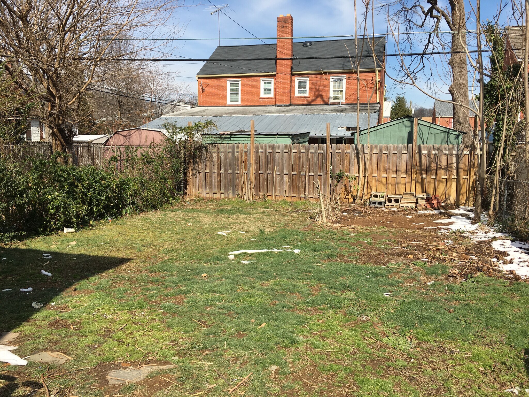 Backyard - 2713 South Veitch Street