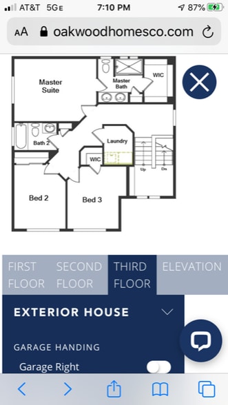 Layout 3rd Floor Bedrooms - 6236 John Muir Trl