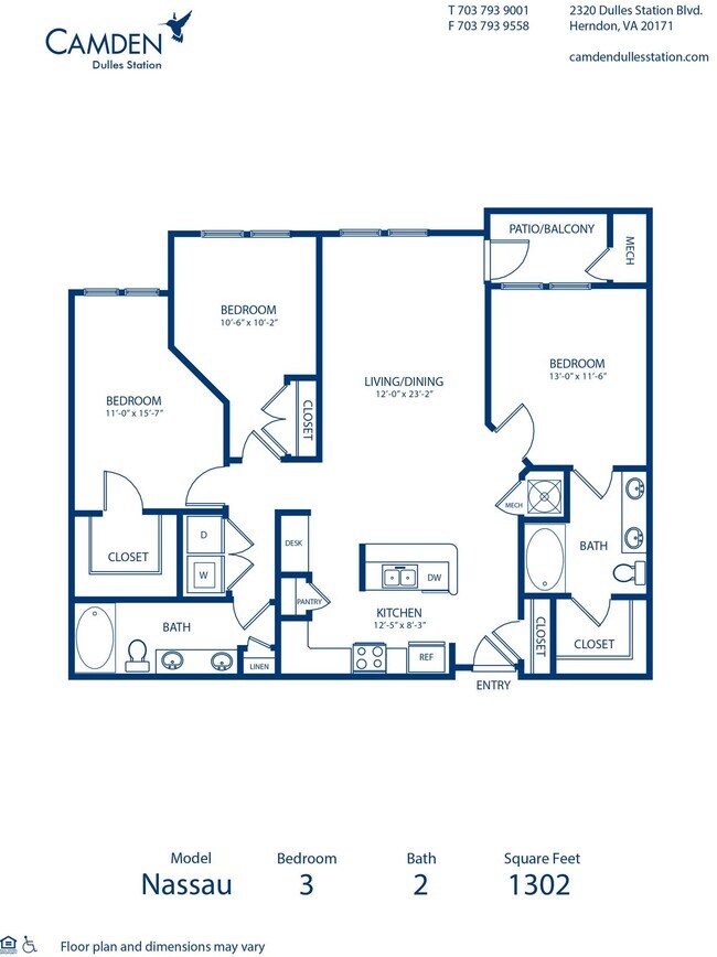 Floorplan - Camden Dulles Station